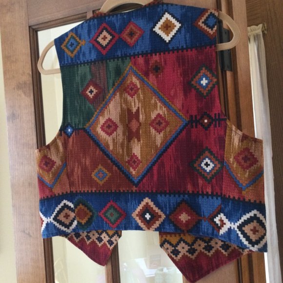 Country Western Style Vest - Picture 3 of 3